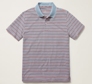 
                  
                    The Performance Golf Polo - Bayberry Stripe
                  
                