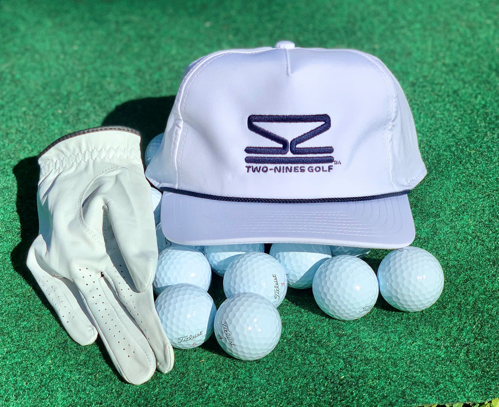 Adjustable Two-Nines Golf Hat